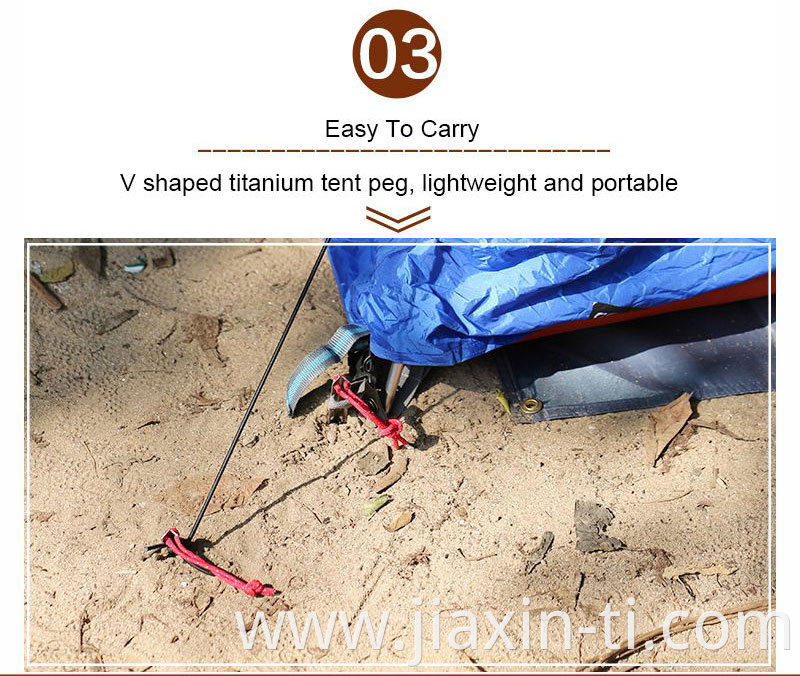 titanium tent peg12